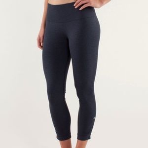 Lululemon Ebb And Flow Crop II Inkwell